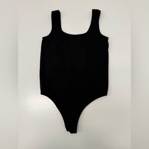 Colsie Black Ribbed Knit onesie L